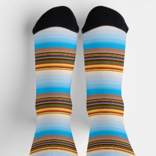 Cute modern colourful stripes  socks
