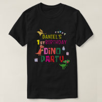 Cute Modern Dino Dinosaur Kid's Birthday Party