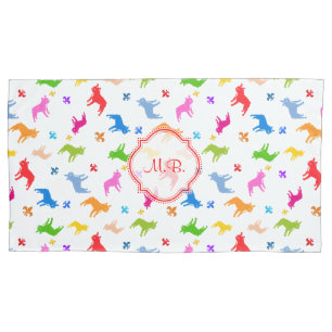 cute modern french bulldog pillow pillowcase