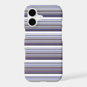 Cute modern grey blue stripes
