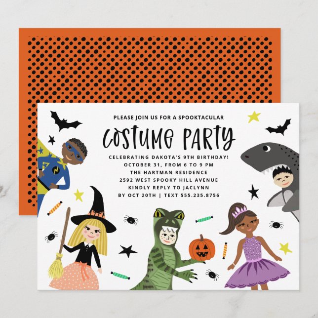 dress up birthday party invitations Beetlejuice Digital Birthday Card Invitation main image 1