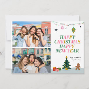Cute Modern Jolly Memorable Happy Christmas Invitation