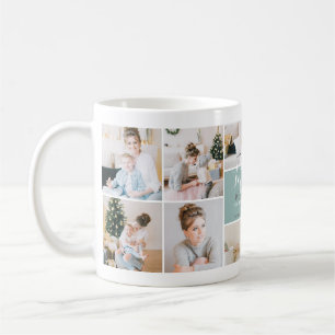 Cute Modern Mama Photo Collage Gift Coffee Mug
