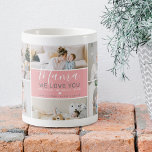 Cute Modern Mama Photo Collage Gift Coffee Mug<br><div class="desc">Celebrate your Mom with our 'Mama' Handwritten Script Mug! This mug, available in a plethora of colours, showcases a unique blend of art and sentiment, offering a heartwarming message from you and your siblings. With just a few clicks, you can upload 10 of your most beloved photos and fill the...</div>