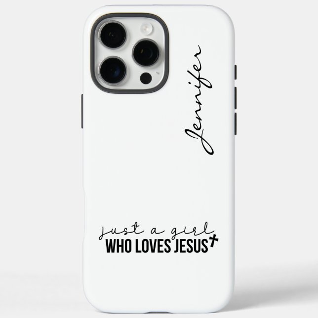 Cute Modern Minimalist Faith iPhone Case-Mate iPhone Case (Back)