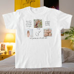Cute Modern Photo Collage I Love You Grandma Kids T-Shirt<br><div class="desc">Modern simple cute photo collage with artistic typography with dedication to your beloved grandmother to celebrate Mother's Day or grandma's birthday with this unique t-shirt. Personalize it with your best photos and name.</div>
