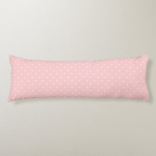 Cute Modern Pink and White   Body Pillow
