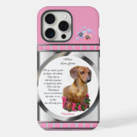 Cute Modern Pink Dachshund Dog Art