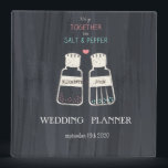 Cute Modern Salt & Pepper  Wedding Binder<br><div class="desc">Cute salt & papper wedding planner.</div>