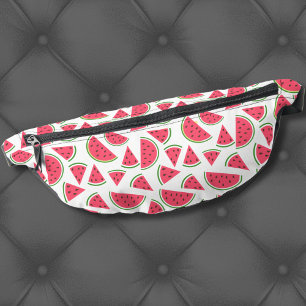 Cute Modern Summer Fruit Pink Red Watermelon Fanny Pack