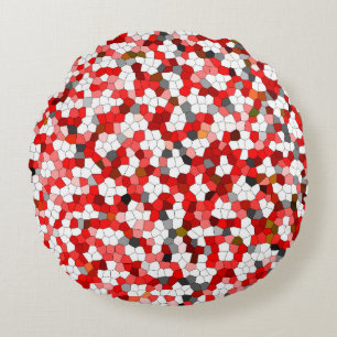 Cute Modern Trendy Pattern Round Pillow