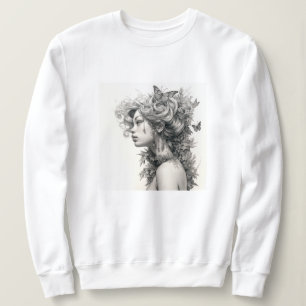 Cute modern uncommon Newlywed Gift for her Wifey Sweatshirt