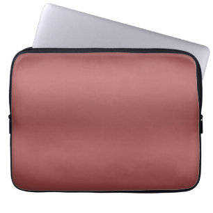 Cute Modern  Watercolor gradient solid red colour  Laptop Sleeve