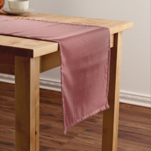 Cute Modern  Watercolor gradient solid red colour  Short Table Runner