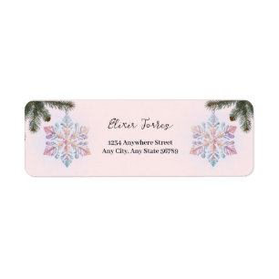 Cute Modern Winter Snowflakes Cute Baby Shower
