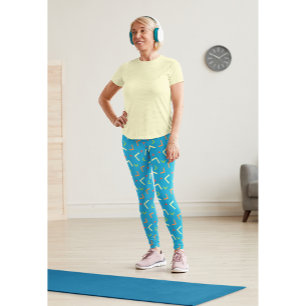 Cute Modern Workout Running  Leggings