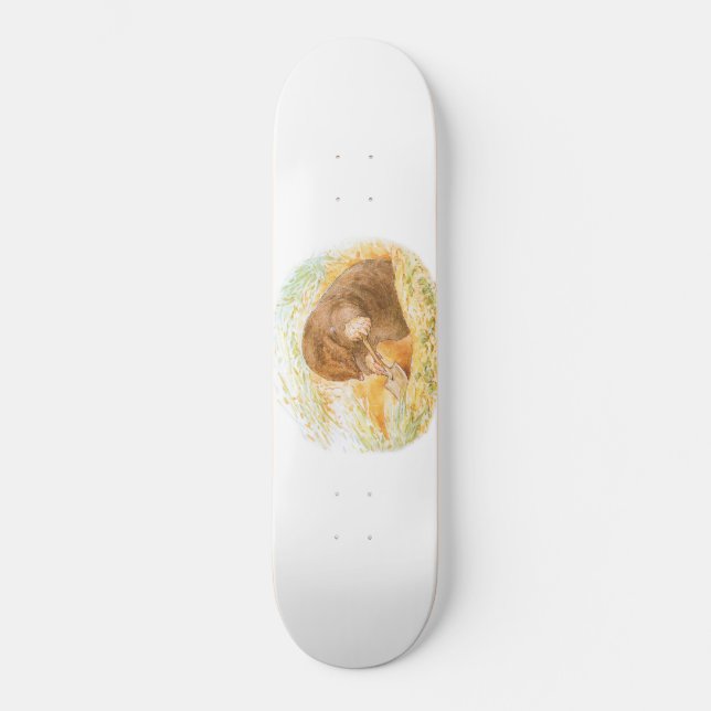 Cute Mole (Animal Art for Kids) (Beatrix Potter) Skateboard (Front)