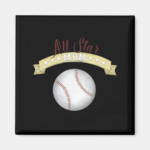 Cute Mom All Star Personalized T Shirt Magnet