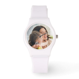 Cute Mom daughter Add your photo eWatch Watch