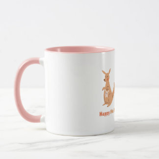 cute mom Happy Kangaroo Mug