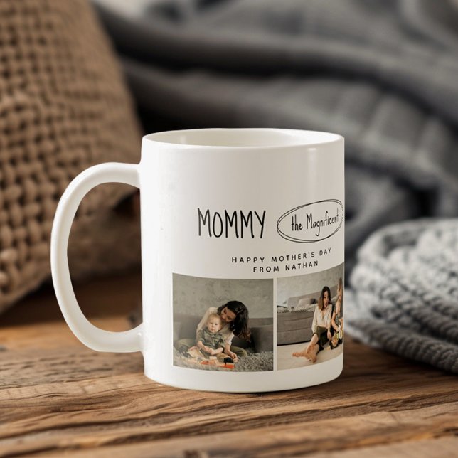 Cute Mom Happy Mothers Day Photo Collage Coffee Coffee Mug (Creator Uploaded)