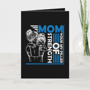 Cute Mom inspiration word art add message Holiday Card