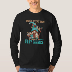 Cute Mom Life Gnome For Women And Best Mom Laundr T-Shirt