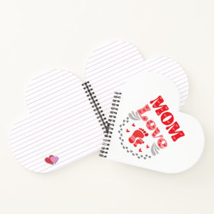 Cute Mom Love Notebook