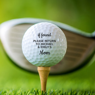 Cute Mom Personalized Golf Balls