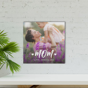 Cute Mom Photo Personalized  Poster