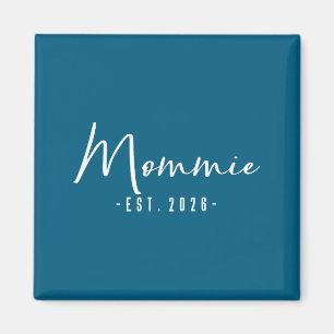 Cute Mommie Est Baby Announcement Mommie Magnet