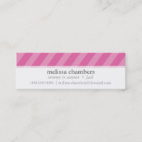 CUTE MOMMY PLAYDATE CONTACT simple stripe pink