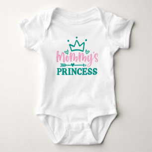 Cute Mommy’s Princess  Baby Bodysuit