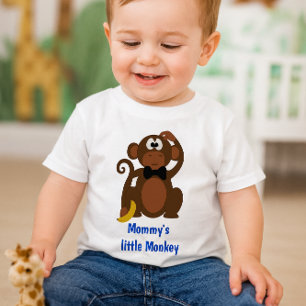 Cute Mommy's' Little Monkey Baby t-shirt