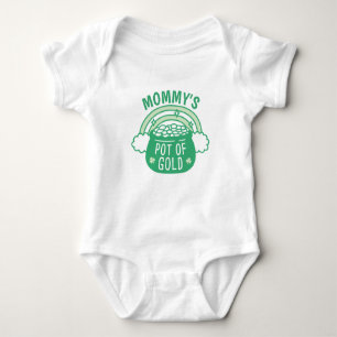 Cute Mommy's Pot Of Gold baby bodysuit