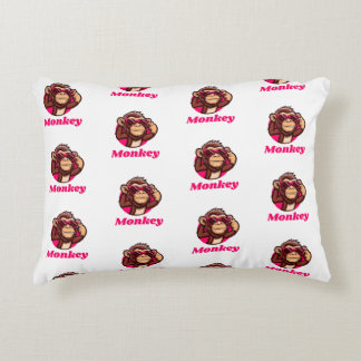 Cute Monkey Accent Pillow