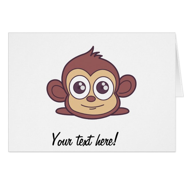 Cute monkey clipart (Front Horizontal)