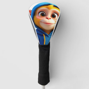 Cute Monkey Golf Head Cover