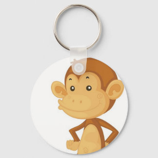 cute monkey keychain
