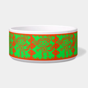 Cute Monkey Orange Green Animal Pattern