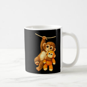 Cute monkey punch baby coffee mug