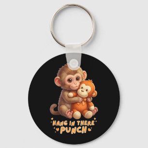 Cute Monkey Punch Baby Monkey Punch Team Punch Keychain