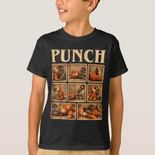 Cute monkey punch baby  T-Shirt