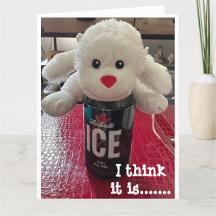 CUTE MONKEY SAYS TIME TO CELEBRATE "YOU" CARD