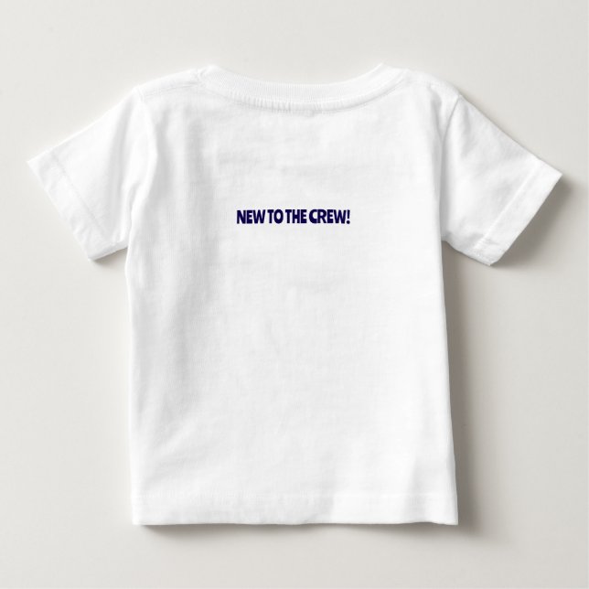 Cute Monkey Theme Boy Baby Shower  T-Shirt (Back)