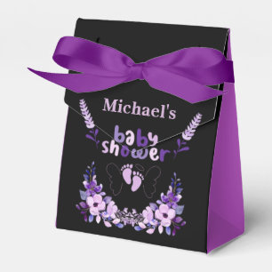 Cute Monogram Baby Shower          Favor Box