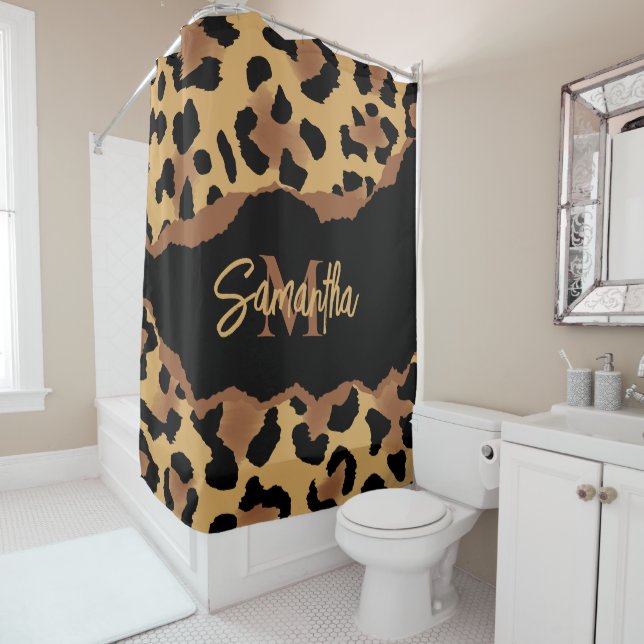 Cute Monogram Leopard Print (In Situ)