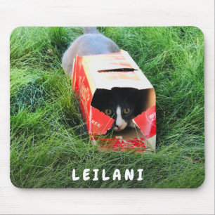 Cute Monogram Photo Mouse Pad