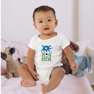 Cute Monster Baby Bodysuit 