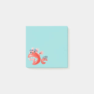 Cute Monster Crazy Funny Kids Post-it Notes